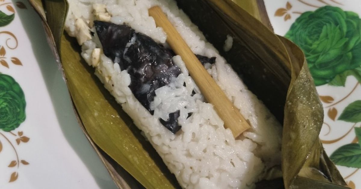Nasi bakar otak sapi