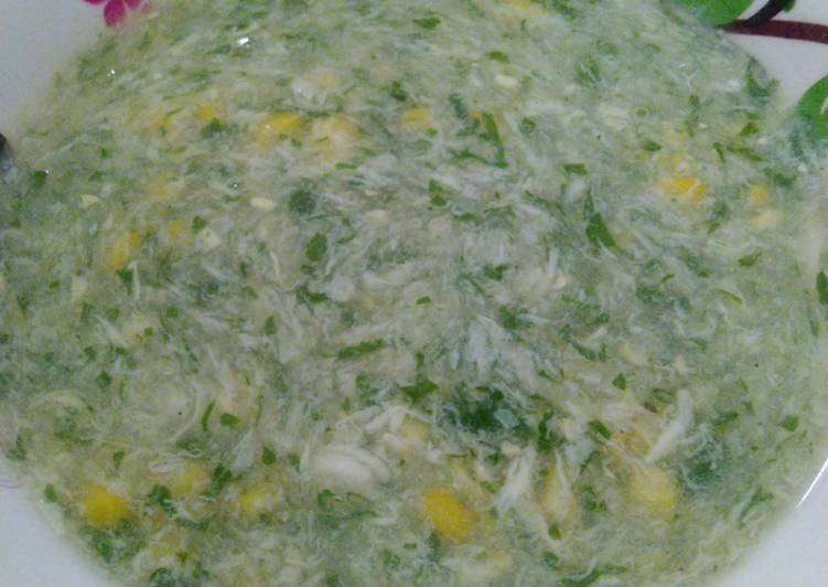 Easiest Way to Prepare Appetizing Sup jagung hijau simpel