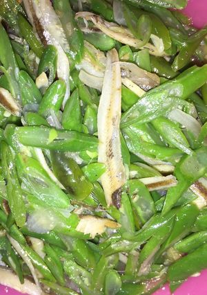 Foto resep Tumis Buncis Jengki Pedas Asin💕