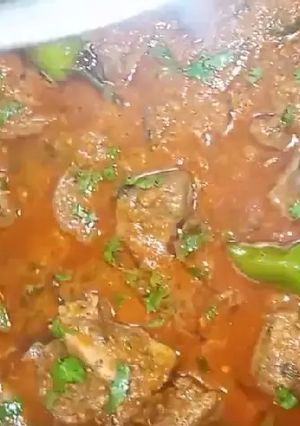 A picture of Mutton Karahi🍲.