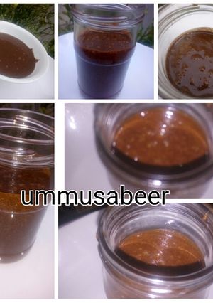 A picture of Home made nutella.
