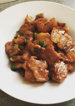 Hình của món Thịt kho mặn.