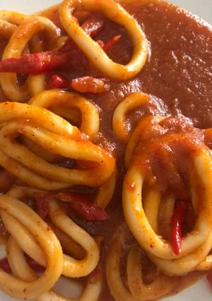 Foto resep Cumi Saus Padang