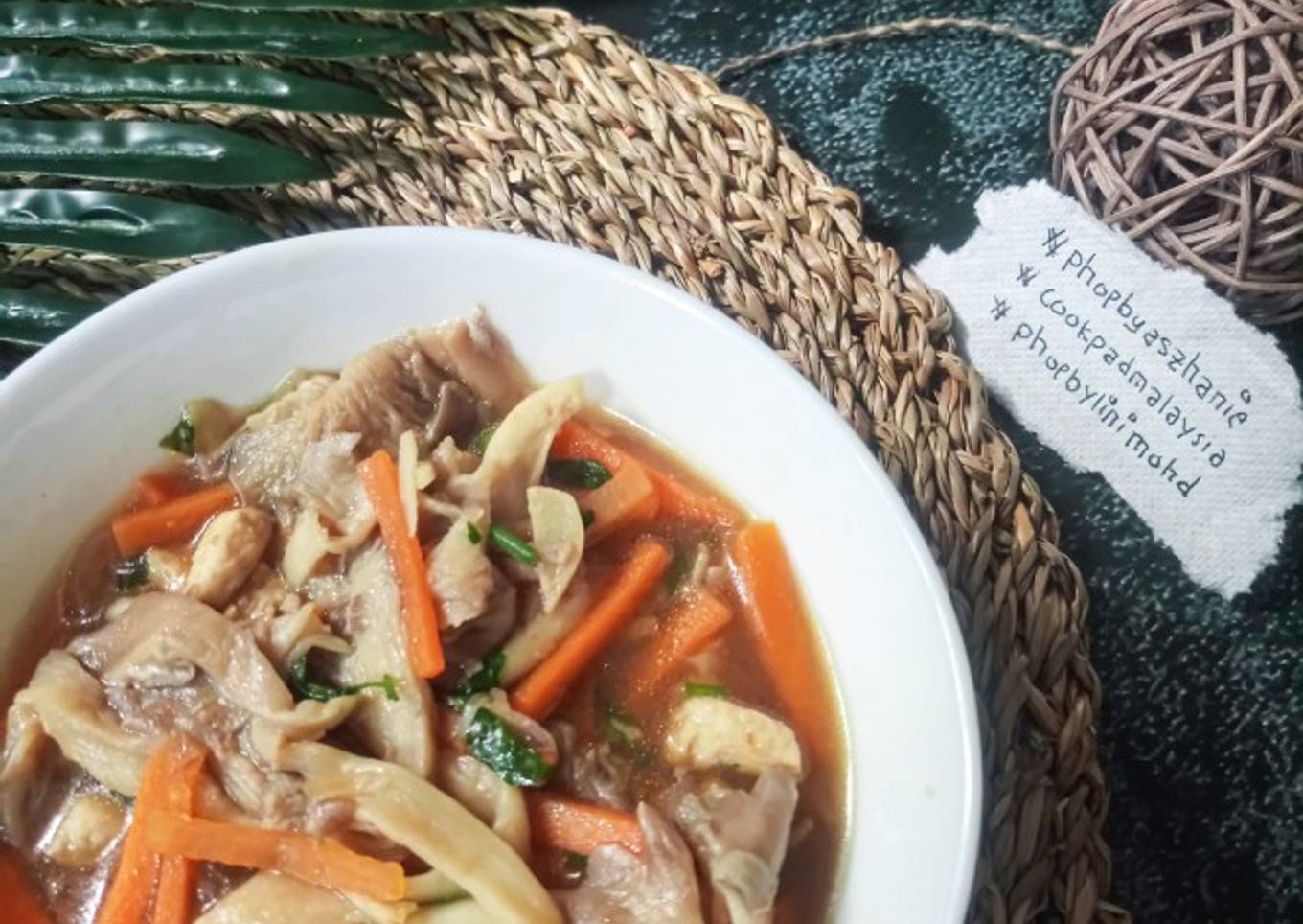 Cendawan masak sos tiram #phopbylinimohd #batch18