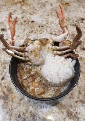 A picture of Mamma's Seafood Gumbo.
