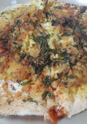 A picture of Palak Uttapam.