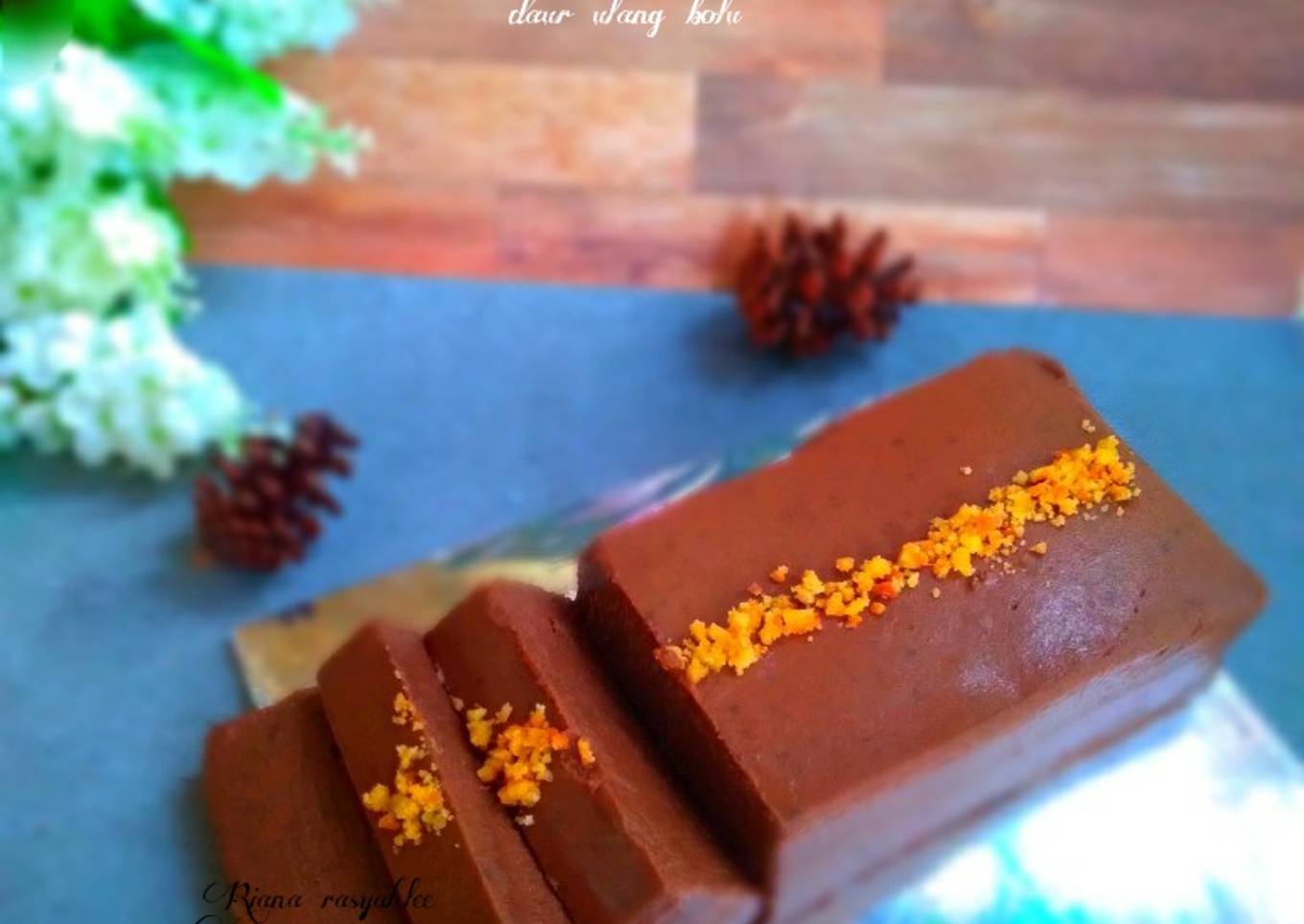 Resep #Pudding Brownis nyoklat lembut Anti Gagal