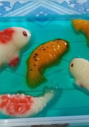 Foto resep Puding Ikan Koi