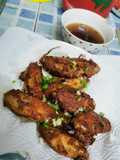 ไก่ทอดปาปริก้า+น้ำปลาหวาน