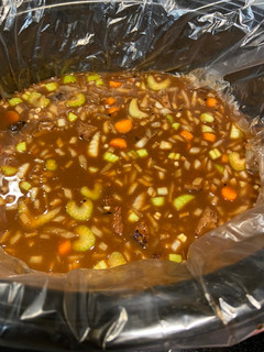 A picture of Best Beef& Barley soup ever.