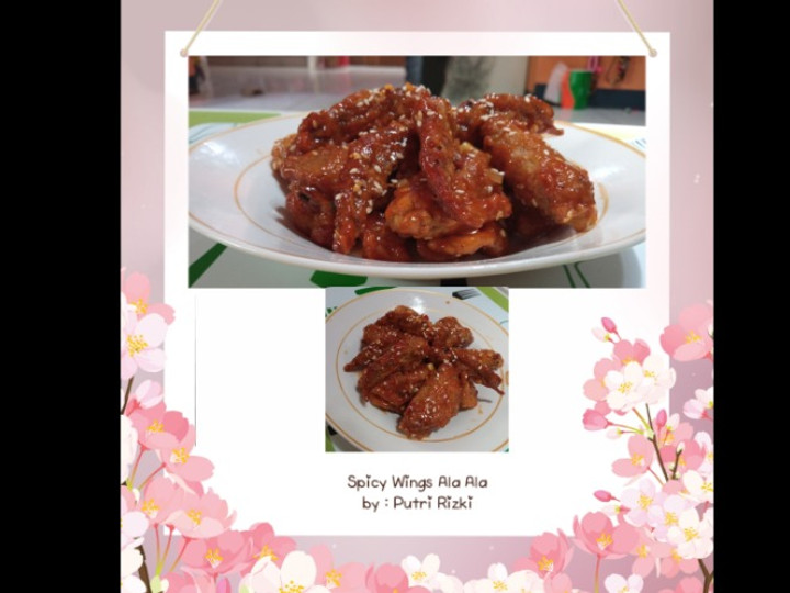 Cara Bikin Spicy wings Ala ala Korea Wajib Dicoba