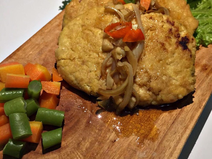 Cara Gampang Menyiapkan Steak tempe dan tahu ala anak kos, Enak