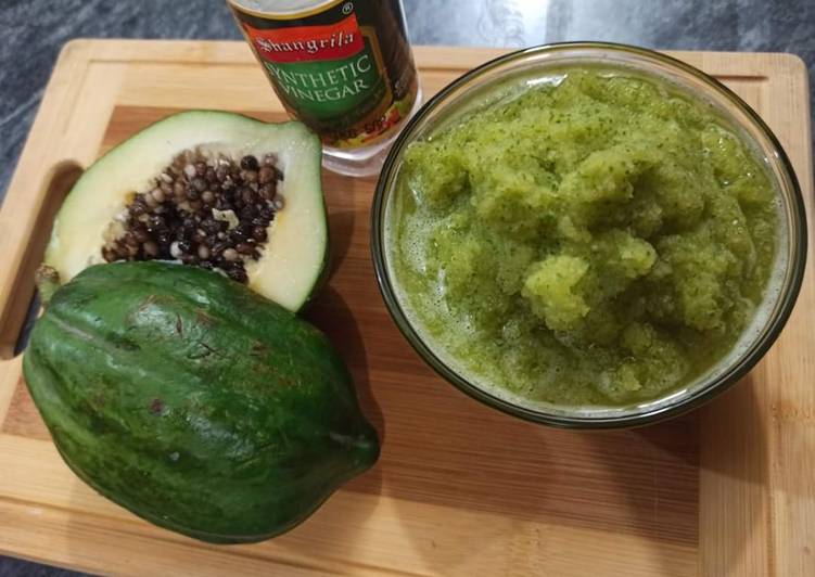 Easiest Way to Prepare Perfect Papaya Paste Natural Meat Tenderizer