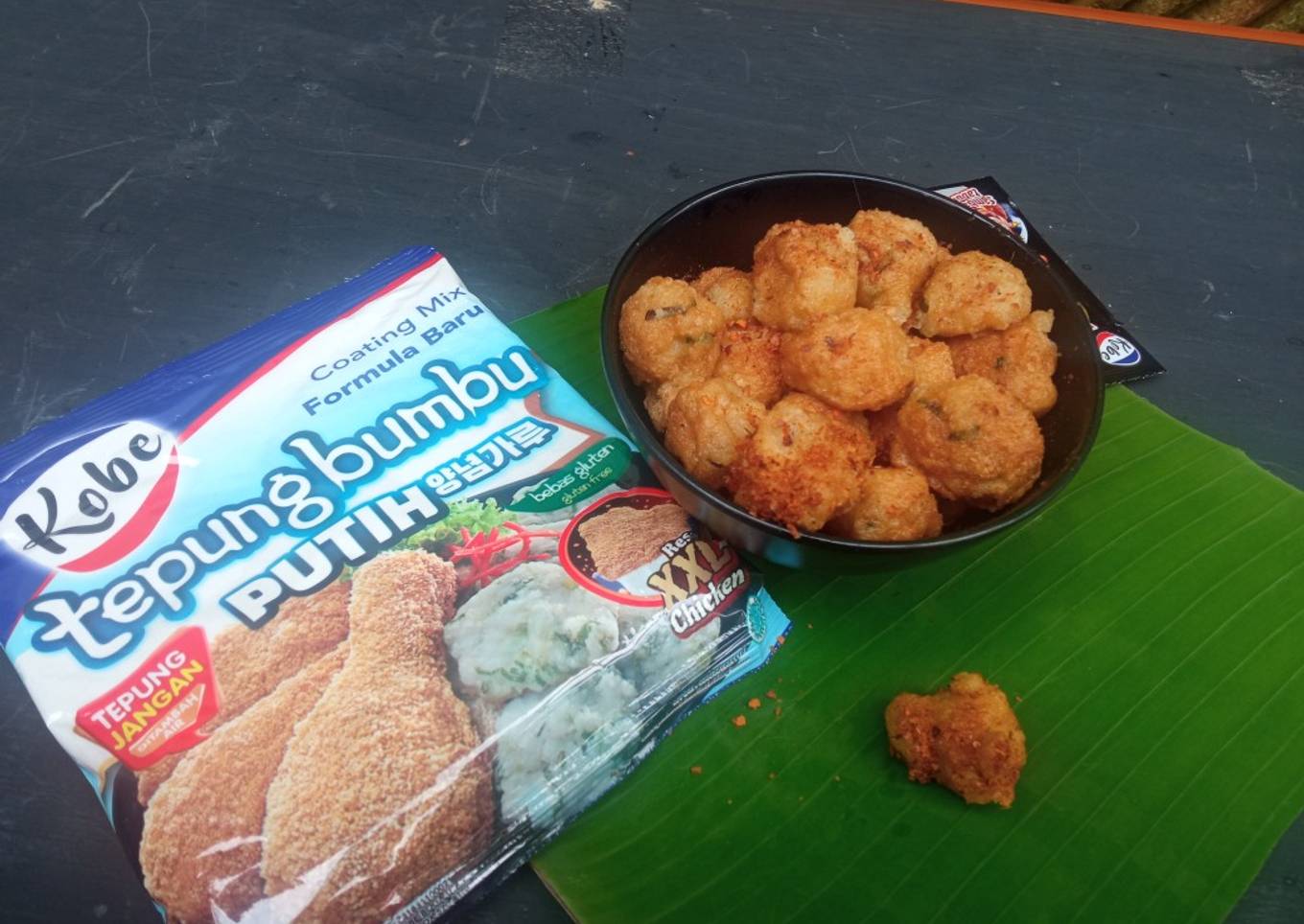 Bola-bola Tahu Tepung Putih Kobe