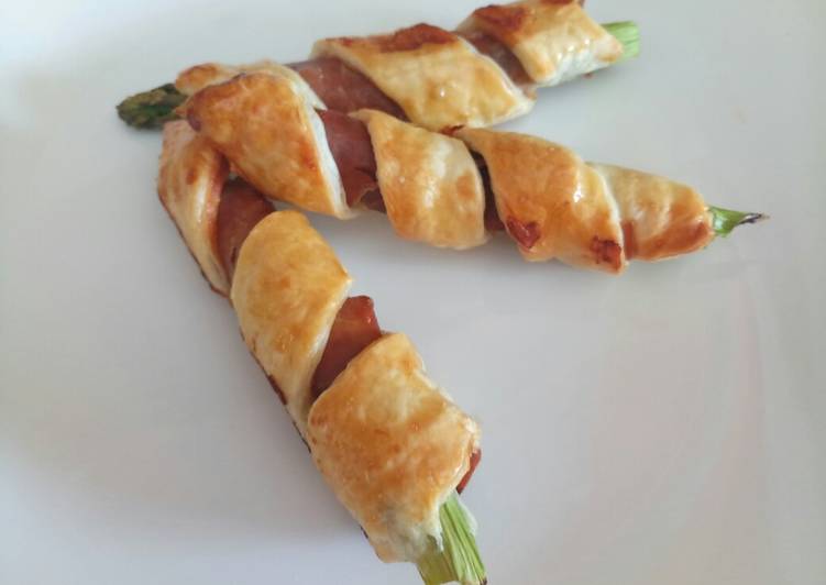 Easiest Way to Make Quick Asparagus and prosciutto twists