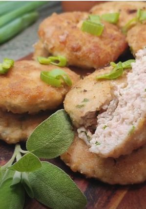 Una foto de Filetes rusos de pechuga de pollo