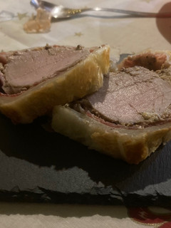 Una foto de Solomillo de cerdo Wellington
