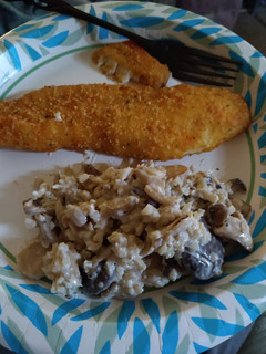 A picture of Mock Mushroom Risotto.