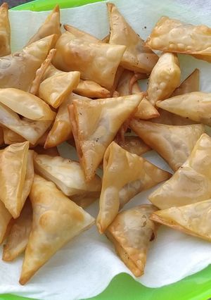 Foto resep Pangsit isi coklat