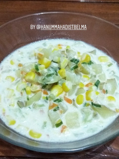 Foto resep Vegetables Cream Soup 🍽