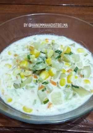Foto resep Vegetables Cream Soup 🍽