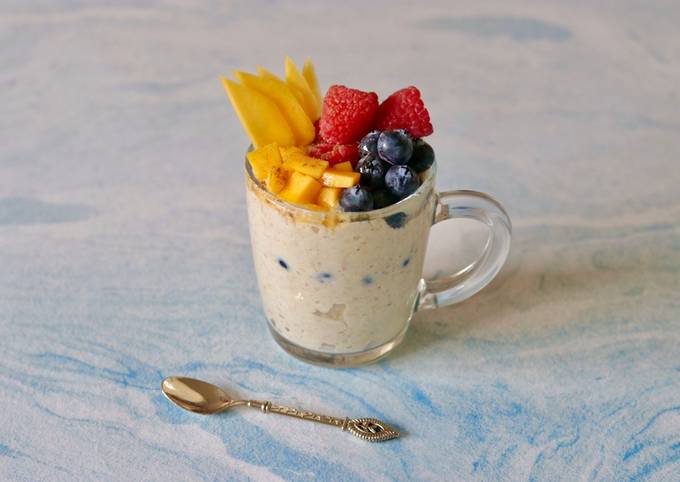 Simple Way to Prepare Super Quick Homemade Overnight oat with mix fruits