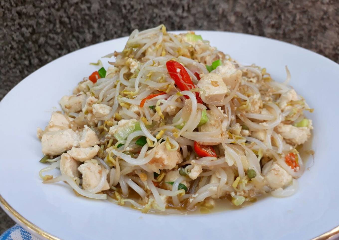 Tumis tahu dan tauge