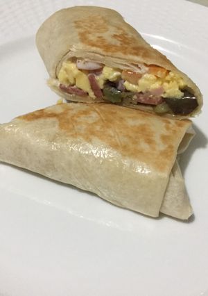 A picture of Egg Burritos.