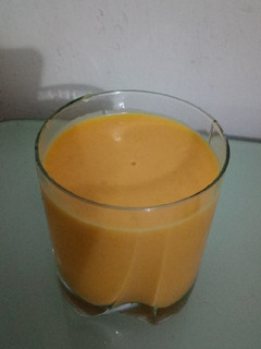 A picture of Mango smoothie #Festivedishcontest #Mombasa.