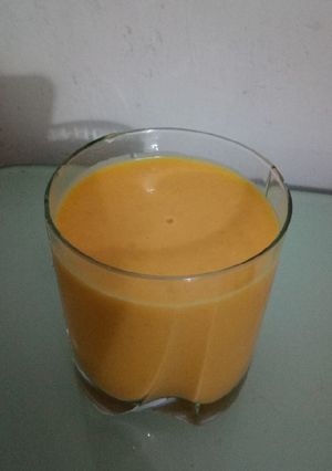 A picture of Mango smoothie #Festivedishcontest #Mombasa.