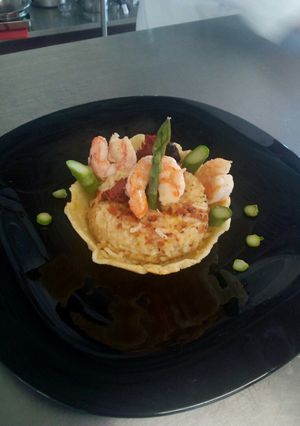 Una foto de Arroz azafranado