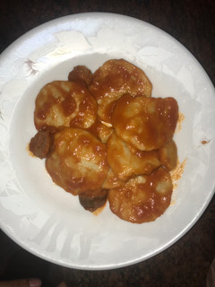 Una foto de Raviolis rellenos sin gluten