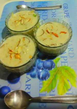 A picture of Sweet potato Kheer.