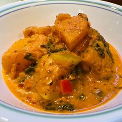 A picture of Creamy Butternut Squash Stew.