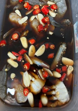 รูปของ กุ้ง+ปูม้าดองซีอิ๋ว