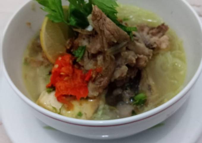 Resep Soto Kerongkong Tulang Ayam Anti Gagal