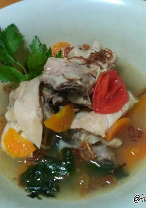 Foto resep Sop Ayam Pecok Simple No MSG