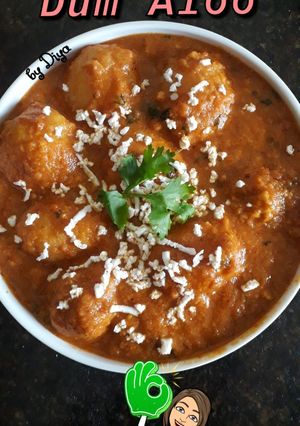 A picture of Dum aloo.