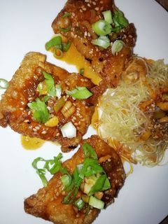 Una foto de Salsa china agridulce