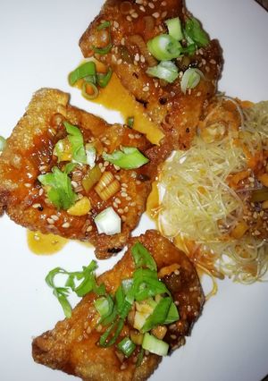 Una foto de Salsa china agridulce