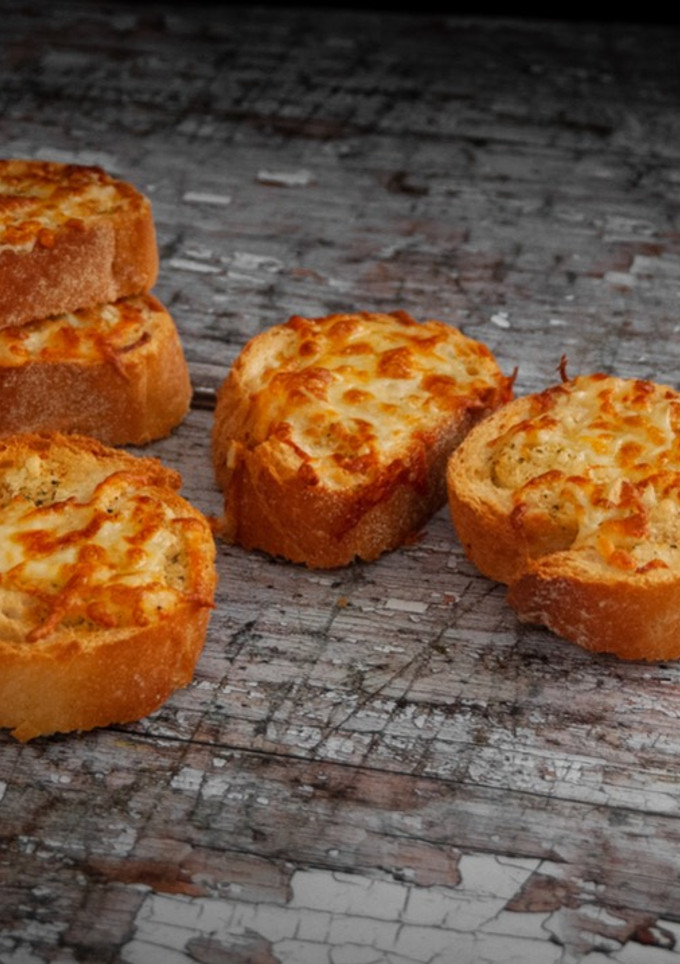Una foto de Pan de ajo y queso, en Airfryer
