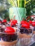 Shots de Nutella y oreo