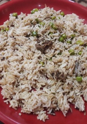 A picture of Vadi Matar Pulao.