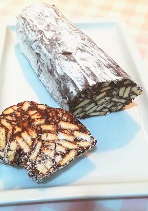 Foto di Salame di cioccolato al caffè