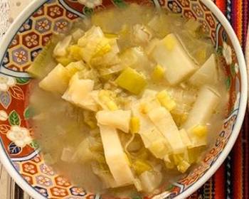 Popular Cuisine Leek fennel and potato soup Most Delicious