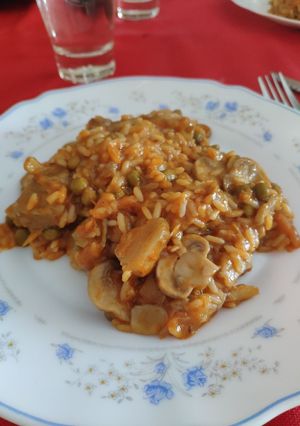 Una foto de Arroz con verduras