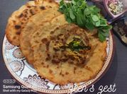 A picture of ajwain paratha