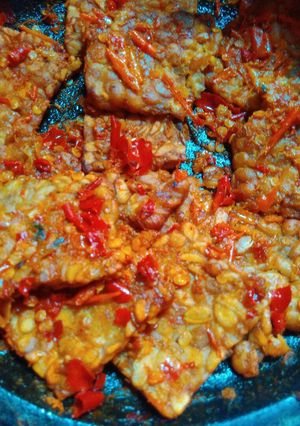 Foto resep Tempe penyet hot