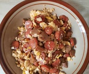 Cara Cepat Orak arik telor sosis bakso Gurih Mantul Cara Cepat Orak arik telor sosis bakso Gurih Mantul