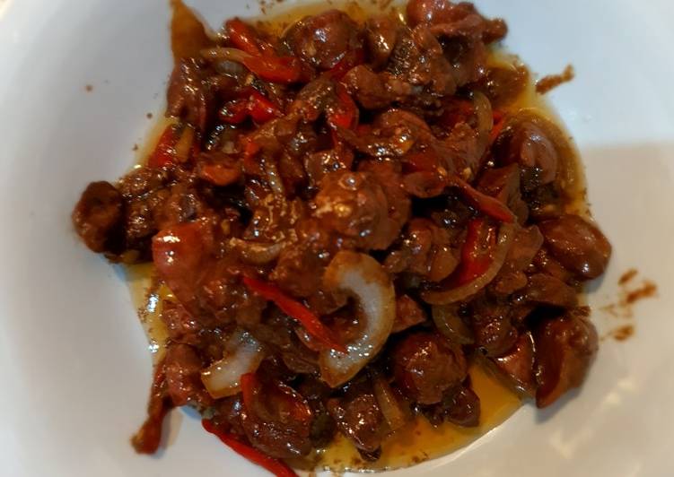 Resep Asam Manis ati ampela yang mudah